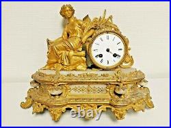 Ancienne Pendule Horloge mécanique VINCENTI 1855