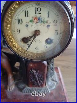 Ancienne Pendule Horloge sur marbre