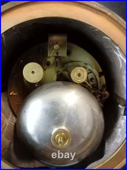 Ancienne Pendule Marbre Et Bronze Dore A Fil Louis Philippe French Antique