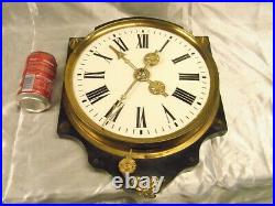 Ancienne Pendule Murale Horloge A Systeme Complication Pendulum