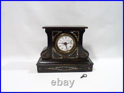 Ancienne Pendule Reveil Napoleon III Marqueterie Nacre Clock Pendulum Orologio