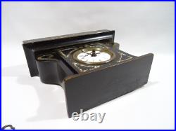 Ancienne Pendule Reveil Napoleon III Marqueterie Nacre Clock Pendulum Orologio