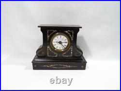 Ancienne Pendule Reveil Napoleon III Marqueterie Nacre Clock Pendulum Orologio