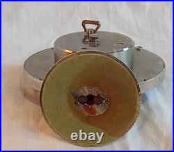 Ancienne Petite Pendule Horloge Heure Universelle Imhof Swiss Old Clock Pendulum