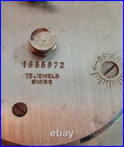 Ancienne Petite Pendule Horloge Heure Universelle Imhof Swiss Old Clock Pendulum