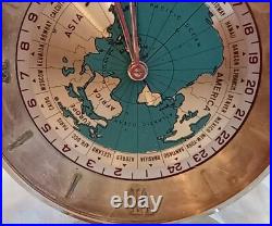 Ancienne Petite Pendule Horloge Heure Universelle Imhof Swiss Old Clock Pendulum