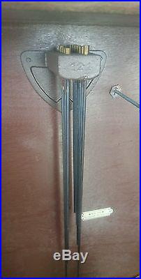 Ancienne horloge pendule carillon odo westminster 10 marteaux 10 tiges n24