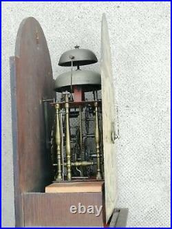 Ancienne pendule Friesenuhr mouvement double cloches chaînes clock