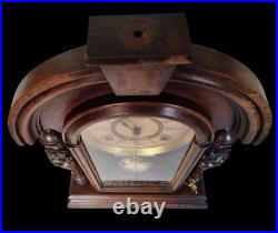 Ancienne pendule horloge acajou Ansonia