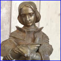 Ancienne statue jeanne d arc en bronze
