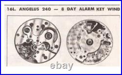 Angelus Foursome Sf240 Ado 8 Jours Meteo Tischur 8 Days Clock Meteo Compendium