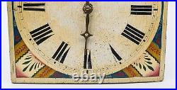 Antique 1852 Horloge pendule forêt noire signée au dos, révisée 2008 ou 2018