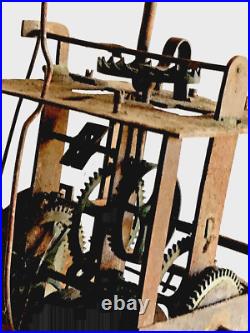 Antique Verge Movement Lanterne Clock pendulum uhren antik uhr no Comtoise N 18 Antique Verge Movement Lanterne Clock pendulum uhren antik uhr no Comtoise N 18