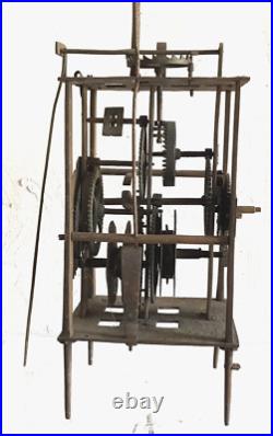 Antique Verge Movement Lanterne Clock pendulum uhren antik uhr no Comtoise N 18 Antique Verge Movement Lanterne Clock pendulum uhren antik uhr no Comtoise N 18
