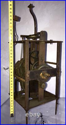 Antique Verge Movement Lanterne Clock pendulum uhren antik uhr no Comtoise N 18 Antique Verge Movement Lanterne Clock pendulum uhren antik uhr no Comtoise N 18