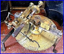 Antique Wheel Cutting Machine Watchmaker Divideur Topping Tool Lathe