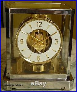 BELLE PENDULE ATMOS VI de 1959 BICOLORE Jaeger LeCoultre (clock uhr)