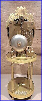 Belle Pendule Horloge Style Empire Foret Noire Carillon