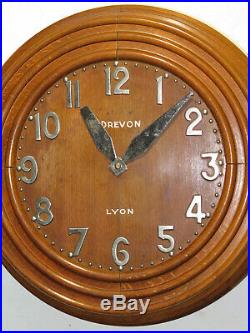 Belle horloge gare DREVON mvt MARTI electrique clock (no Brillié)