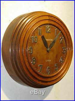 Belle horloge gare DREVON mvt MARTI electrique clock (no Brillié)