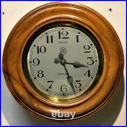Belle pendule horloge oeil de boeuf ATO electric clock (no bulle)
