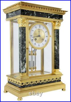CAGE EMPIRE Kaminuhr Empire clock bronze horloge antique cartel pendule
