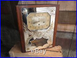 CARILLON VÉRITABLE WESTMINSTER HORLOGE ART DECO 8 marteaux 8 Tiges old clock