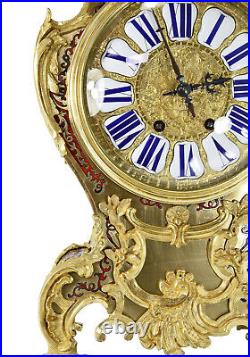 CARTEL Kaminuhr Empire clock bronze horloge antique pendule uhren chandeliers