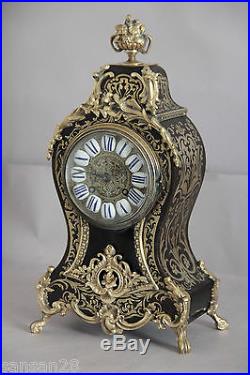 Cartel Pendule Marqueterie Boulle Bronze Epoque Napoleon III 19 Siecle Clock