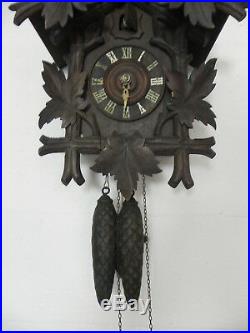 COUCOU ancien Forêt noire FMS Friedrich Mauthe Schwenningen Horloge pendule