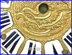 Cadran bronze uhr dial 21 CM Zifferblätt clock horloge comtoise cartel cartouche
