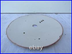 Cadran en faience pour horloge comtoise lanterne