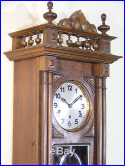 Carillon Ave Maria 10 tiges 10 marteaux Junghans style Henri II no Odo clock
