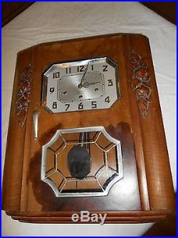 Carillon Pendule Westminster L'heure Suisse Bordeaux 10 tiges marteaux no Odo