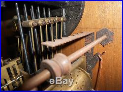 Carillon Pendule Westminster L'heure Suisse Bordeaux 10 tiges marteaux no Odo