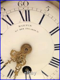 Cartel Boulle19 Eme Siecle Clock Uhr Martin Bld Des Italiens Paris