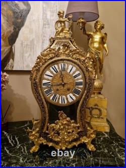 Cartel en marqueterie Époque NAPOLÉON III