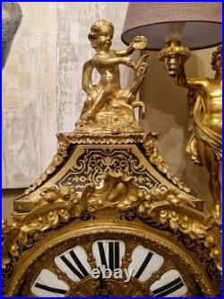 Cartel en marqueterie Époque NAPOLÉON III