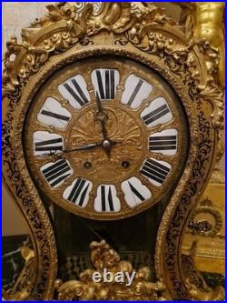 Cartel en marqueterie Époque NAPOLÉON III