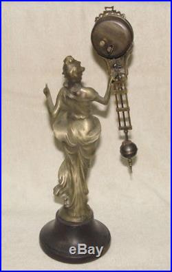 Classique beauté ancienne Comtoise Bronze Horloge / Pendule