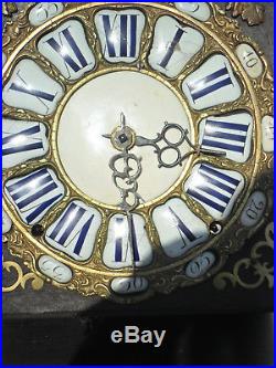 Comtoise XVIII éme coq 24 cartouches trés bon état, horloge, mouvement, mécanisme