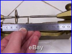 ENORME compas aux engrenages de pendulerie Horloger Clockmakers depthing tool