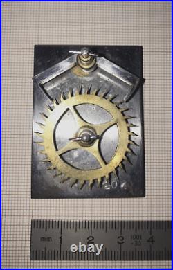 Echappement & roue TRAVAIL D ECOLE comtoise horloge Morez pendel uhr clock 107