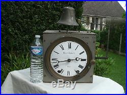 Exceptionnelle Horloge Comtoise HENRY LEPAUTE french clock, indurtriel, Loft