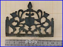 Fronton bronze lanterne pediment clock uhr uhren horloge comtoise coq 10 CM N 18 Fronton bronze lanterne pediment clock uhr uhren horloge comtoise coq 10 CM N 18