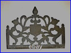 Fronton bronze lanterne pediment clock uhr uhren horloge comtoise coq 10 CM N 18 Fronton bronze lanterne pediment clock uhr uhren horloge comtoise coq 10 CM N 18