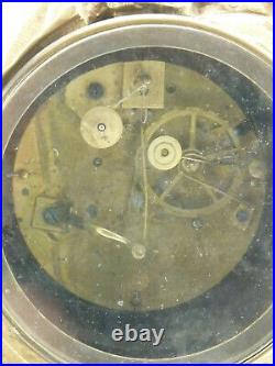 Garniture de cheminée bronze Fratin et Matifat pendule clock uhr reloj orologio