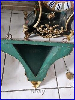 Grand Cartel Boulle Signé BERTHOU PARIS Début époque Louis XV Ht 110CM XIXÈME
