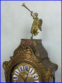 Grand Cartel En Marqueterie Boulle Et Bronze Doré Epoque Napoleon III De 75 CM
