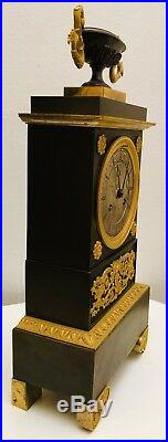 Grande Pendule Borne En Bronze 19 Eme Siecle Clock Uhre Cartel